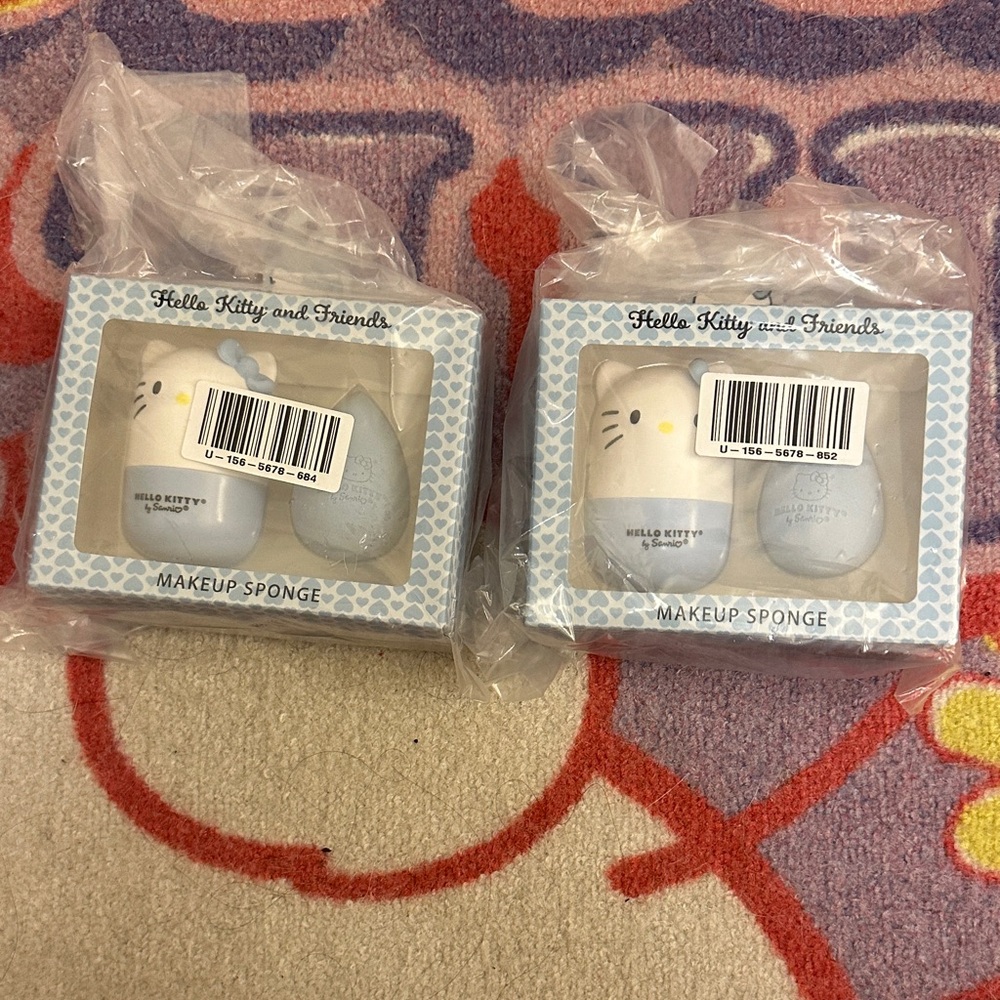 Forever 21 Hello Kitty Makeup Sponge Set - Blue and White